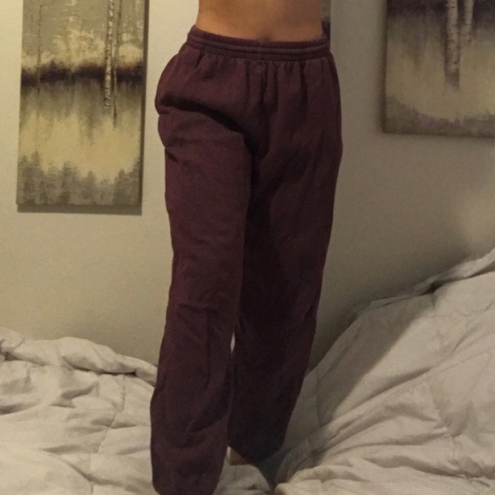 Maroon Fruit of The Loom Sweatpants